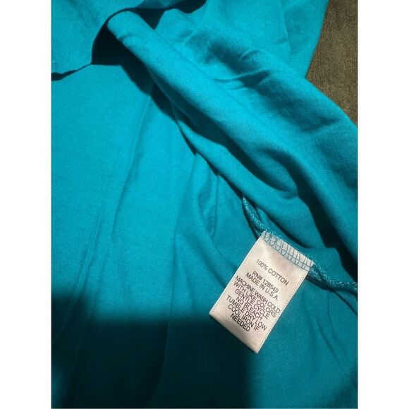 Aviator Nation teal blue logo tee XL - Picture 4 of 6